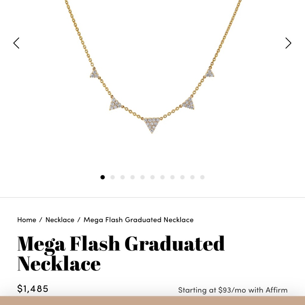 The Last Line Los Angeles: Mega Flash Graduated Necklace